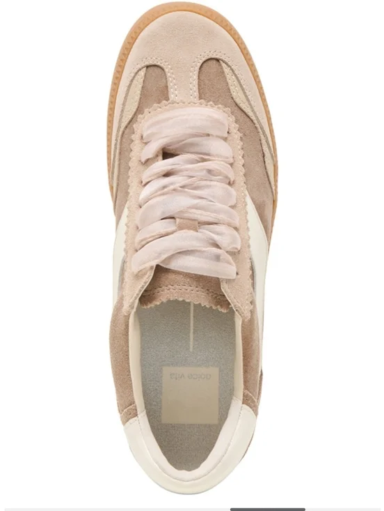 🤎🔹️Dolce Vita🔹️ Dark Taupe  Suede Casual Notice Sneaker - Picture 4 of 6